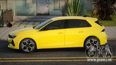 Opel Astra Yellow pour GTA San Andreas