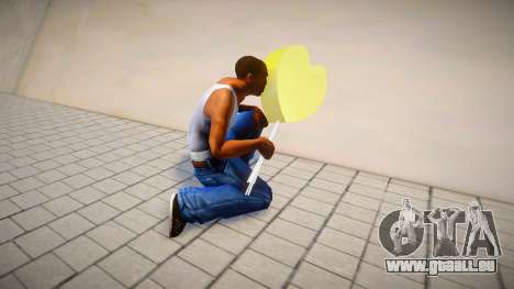 Ballon jaune en forme de cœur pour GTA San Andreas