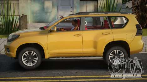 Toyota Land Cruiser Prado Yellow pour GTA San Andreas