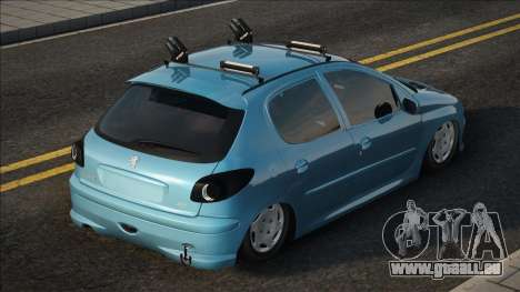 Peugeot 206 [Blue] pour GTA San Andreas