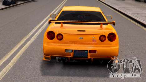 Nissan Skyline R34 Stock pour GTA 4