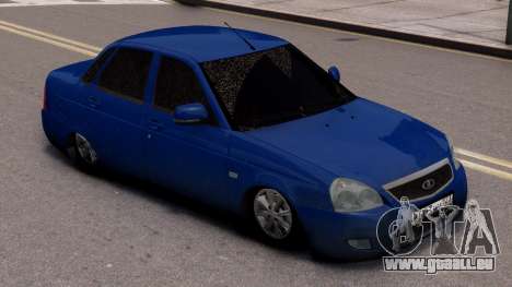 Lada Priora Stok Blue pour GTA 4
