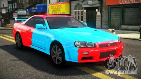 Nissan Skyline R34 ST-L S3 pour GTA 4