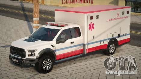 Ford Raptor F-150 Ambulance CCD pour GTA San Andreas