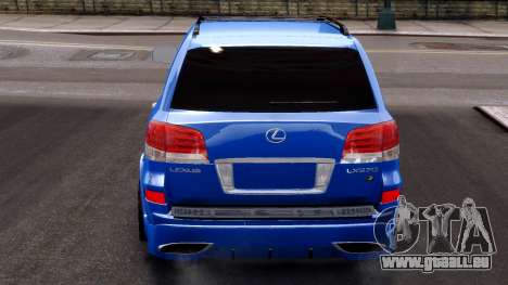 Lexus LX570 Blue pour GTA 4