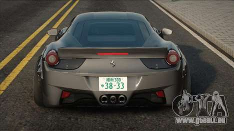 Ferrari 458 Italia Black ver1 für GTA San Andreas