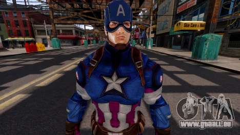 Captain America from civil war with Chris Evans für GTA 4