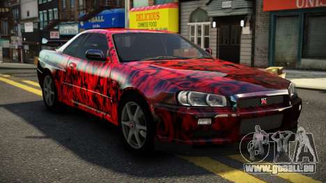 Nissan Skyline R34 ST-L S11 für GTA 4