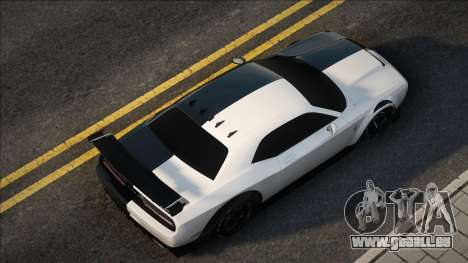 Dodge Challenger SRT [Black White] für GTA San Andreas