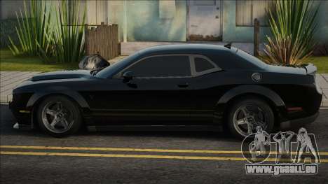 Dodge Challenger Srt Demon Noir pour GTA San Andreas
