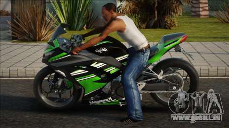 Kawasaki Ninja Green pour GTA San Andreas