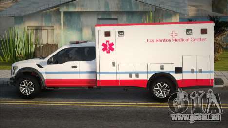 Ford Raptor F-150 Ambulance für GTA San Andreas