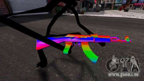 Rainbow AK47 für GTA 4
