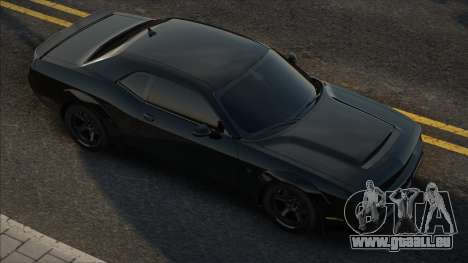 Dodge Challenger Srt Demon Noir pour GTA San Andreas