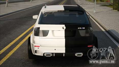 BMW X5M Noir et Blanc pour GTA San Andreas