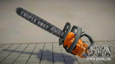 Orange DUDE Triple Cast Chainsaw pour GTA San Andreas