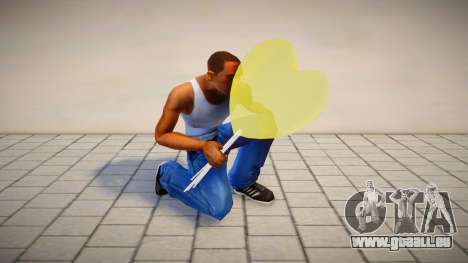 Ballon jaune en forme de cœur pour GTA San Andreas