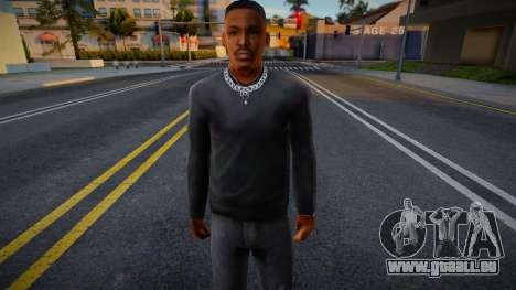 Junger Gangster mit Kette für GTA San Andreas