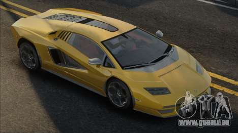 Lamborghini Countach LPI 800-4 Yellow für GTA San Andreas