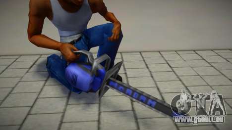 Blue McAdam Chainsaw für GTA San Andreas