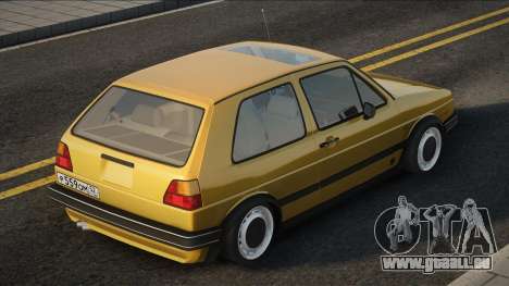 Volkswagen Golf Stance Gelb für GTA San Andreas