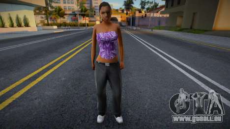 Hq Girl Ballas pour GTA San Andreas