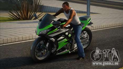 Kawasaki Ninja Green für GTA San Andreas