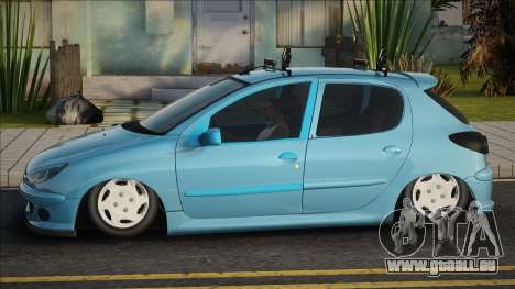 Peugeot 206 [Blue] für GTA San Andreas