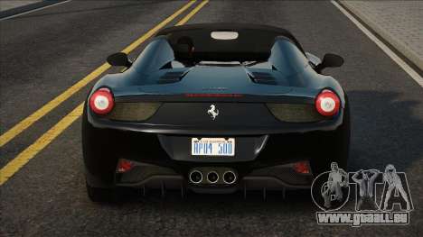 2013 Ferrari 458 Spider pour GTA San Andreas