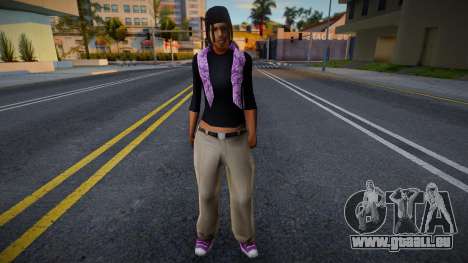 Hq Girl Ballas 1 pour GTA San Andreas