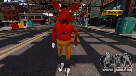 Foxy from Five Nights at Freddys pour GTA 4