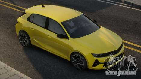 Opel Astra Yellow für GTA San Andreas