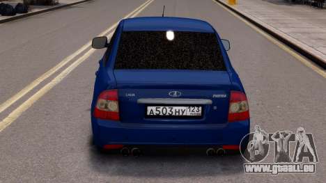 Lada Priora Stok Blue für GTA 4
