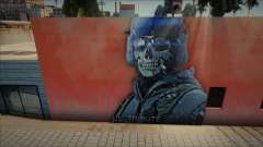 Mural de Legend Simon Riley Ghost [COD MW2] für GTA San Andreas