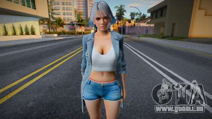 Christie Denim Shorts pour GTA San Andreas