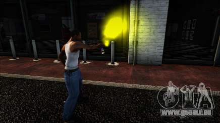 Couleur jaune de la bombe aérosol avec de la peinture pour GTA San Andreas