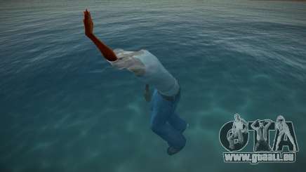 Maintenant, CJ se noie dans l’eau pour GTA San Andreas