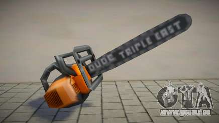 Orange DUDE Triple Cast Chainsaw für GTA San Andreas