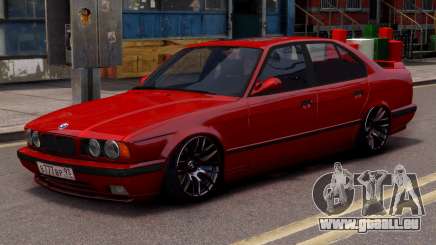 BMW M5 Rouge Stock pour GTA 4