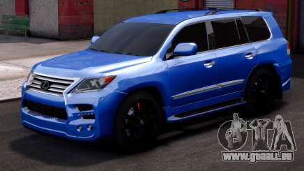 Lexus LX570 Blue pour GTA 4