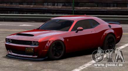 Dodge Challenger 2017 Demon für GTA 4