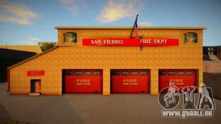 Nouvelles textures pour la caserne de pompiers de San Fierro pour GTA San Andreas