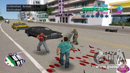 Unbegrenzte Rüstung (Niemals sterben) für GTA Vice City
