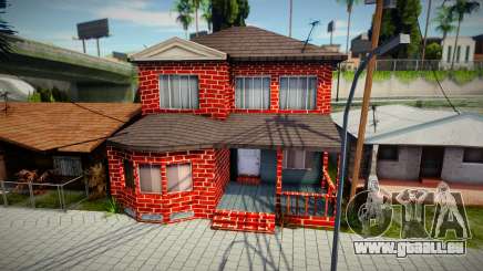 House of CJ et ses potes avec de nouvelles textures pour GTA San Andreas