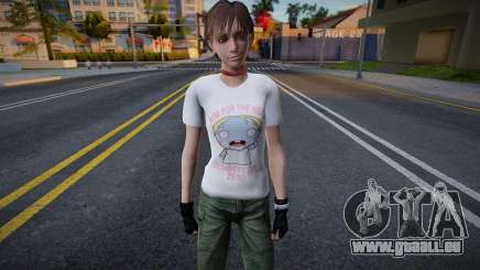 Rebecca T-Shirt Zombie-Kun pour GTA San Andreas