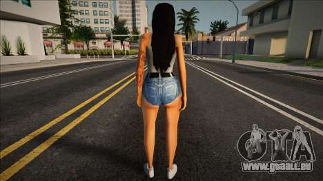 Anastasia in kurzen Shorts für GTA San Andreas