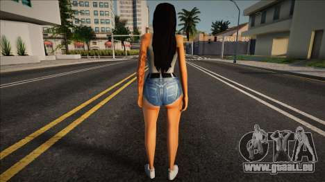 Anastasia en short court pour GTA San Andreas