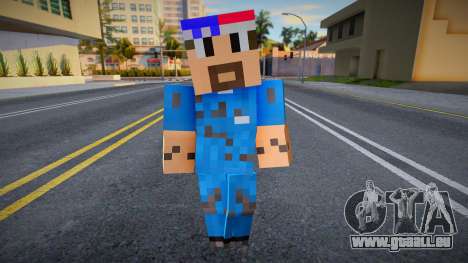 Minecraft Ped Jethro pour GTA San Andreas