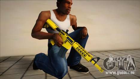 M4 Gold version für GTA San Andreas