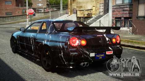 Nissan Skyline R34 F-Sport S8 für GTA 4